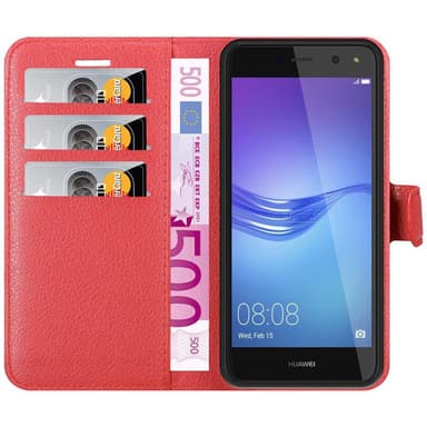 Huawei Y5 2017 / Y6 2017 Deksel Etui Case (rød)