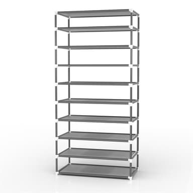 Sammenleggbar Garderobeskap 170x58x28 cm (grå)