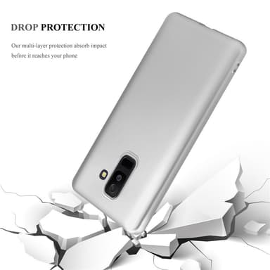 Deksel Samsung Galaxy A6 PLUS 2018 Case Cover (sølv)