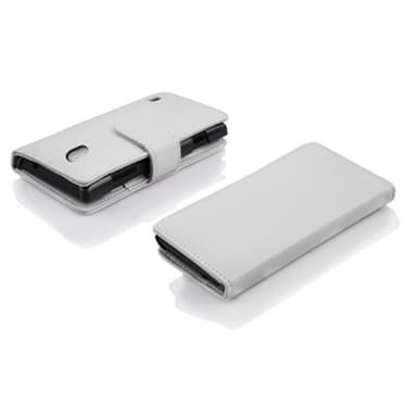 Huawei ASCEND G700 lommebokdeksel etui (hvit)