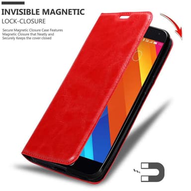 MEIZU MX5 lommebokdeksel case (rød)