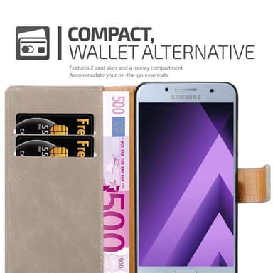 Samsung Galaxy A7 2017 lommebokdeksel etui (brun)