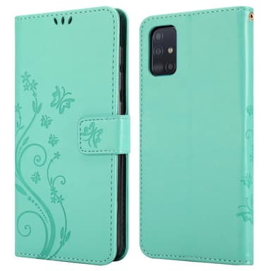 Samsung Galaxy A51 4G / M40s lommebokdeksel Blomster