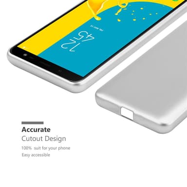 Deksel Samsung Galaxy J6 2018 Case Cover (sølv)