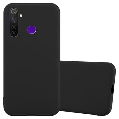 Deksel Realme 5 / 5i / 6i / C3 Silikon cover (svart)