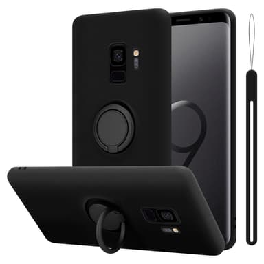 Deksel Samsung Galaxy S9 Ring Case (svart)