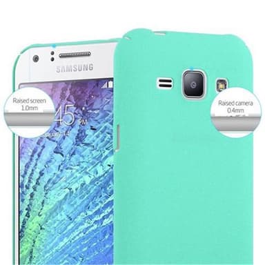 Samsung Galaxy J1 2015 Hardt Deksel Cover (grønn)