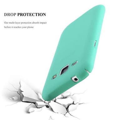 Samsung Galaxy J1 2015 Hardt Deksel Cover (grønn)