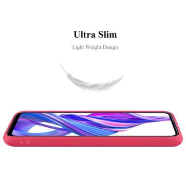 Deksel Honor 9X Silikon cover (rød)
