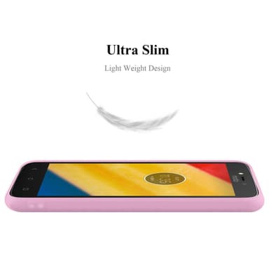 Deksel Motorola MOTO C PLUS Silikon cover (rosa)