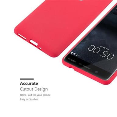 Deksel Nokia 5 2017 case (rød)