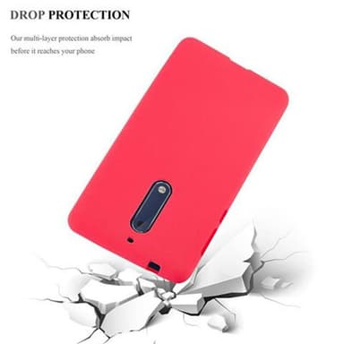 Deksel Nokia 5 2017 case (rød)