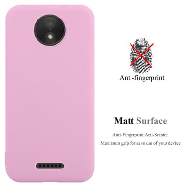 Deksel Motorola MOTO C PLUS Silikon cover (rosa)