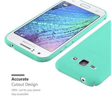 Samsung Galaxy J1 2015 Hardt Deksel Cover (grønn)