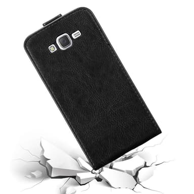 Samsung Galaxy J7 2015 deksel flip cover (svart)