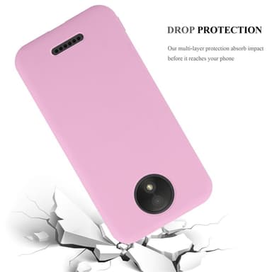 Deksel Motorola MOTO C PLUS Silikon cover (rosa)