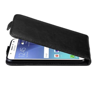Samsung Galaxy J7 2015 deksel flip cover (svart)