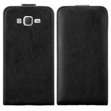 Samsung Galaxy J7 2015 deksel flip cover (svart)