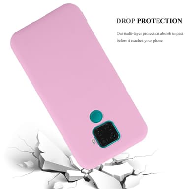 Deksel Huawei MATE 30 LITE Silikon cover (rosa)