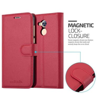 Honor 6A Deksel Etui Case (rød)