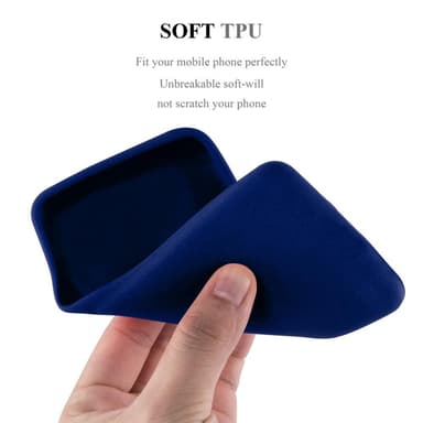 Deksel iPhone 12 PRO MAX Silikon cover (blå)