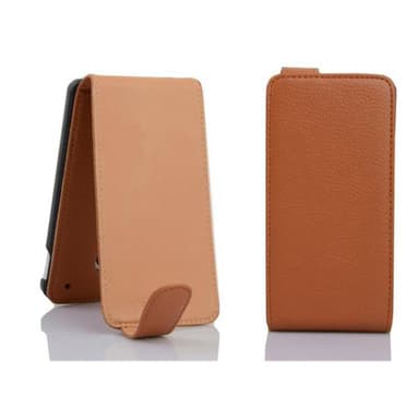 Sony Xperia M2 / M2 AQUA Deksel Cover Etui (brun)