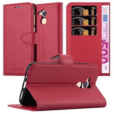 Honor 6A Deksel Etui Case (rød)