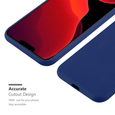Deksel iPhone 12 PRO MAX Silikon cover (blå)