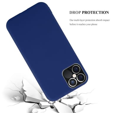 Deksel iPhone 12 PRO MAX Silikon cover (blå)