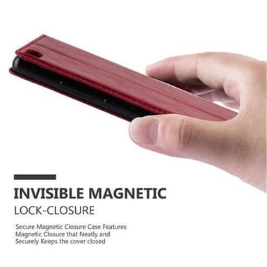 Huawei P8 lommebokdeksel case (rød)