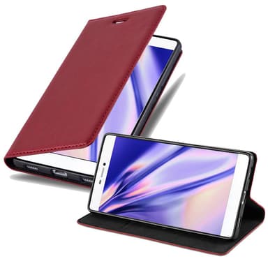 Huawei P8 lommebokdeksel case (rød)