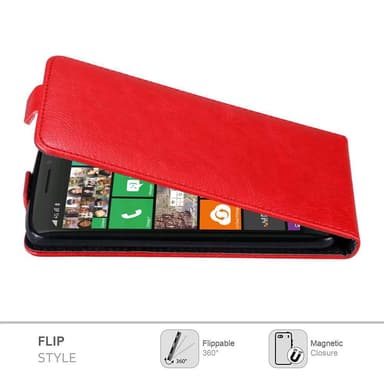 Nokia Lumia 929 / 930 deksel flip cover (rød)
