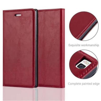 Huawei P8 lommebokdeksel case (rød)