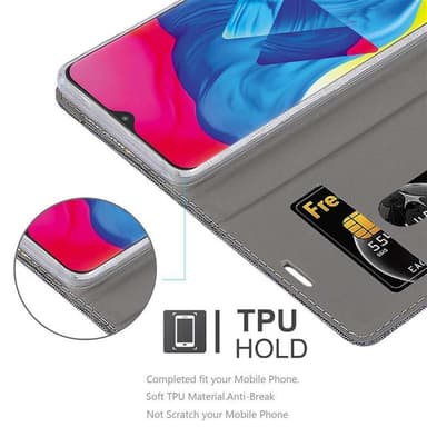 Samsung Galaxy A10 / M10 lommebokdeksel etui (grå)