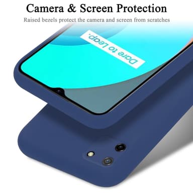 Realme C11 2020 silikondeksel case (blå)