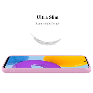 Deksel Samsung Galaxy M52 5G Silikon cover (rosa)