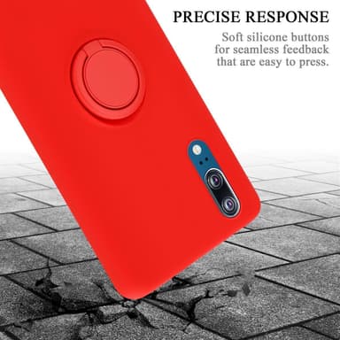 Deksel Huawei P20 Ring Case (rød)