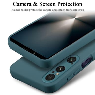Sony Xperia 1 VI silikondeksel case (grønn)