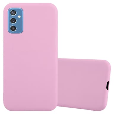 Deksel Samsung Galaxy M52 5G Silikon cover (rosa)