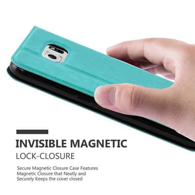 Samsung Galaxy NOTE 5 lommebokdeksel cover (turkis)