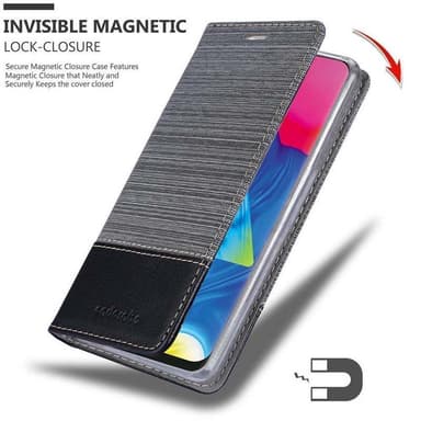 Samsung Galaxy A10 / M10 lommebokdeksel etui (grå)