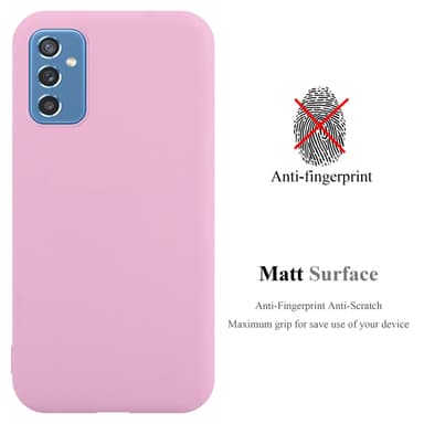 Deksel Samsung Galaxy M52 5G Silikon cover (rosa)