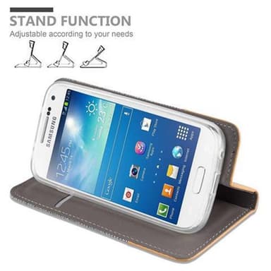 Samsung Galaxy S4 MINI lommebokdeksel etui (grå)