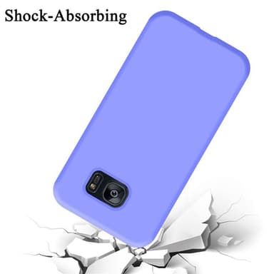 Samsung Galaxy S7 EDGE silikondeksel case (lilla)