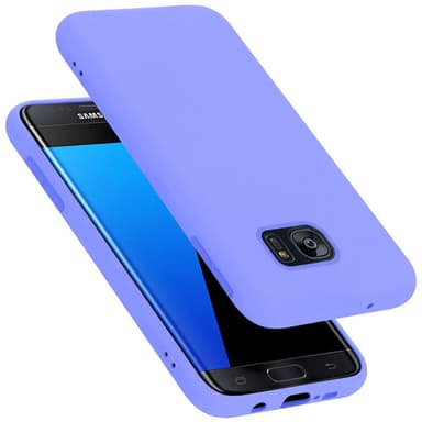 Samsung Galaxy S7 EDGE silikondeksel case (lilla)
