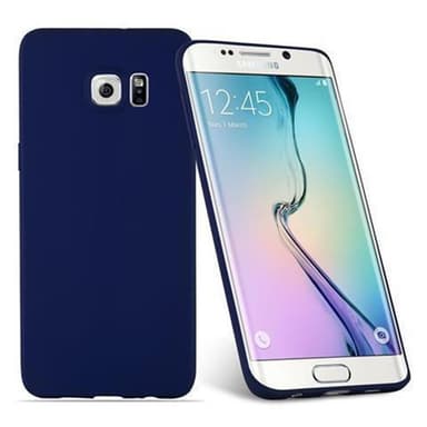 Deksel Samsung Galaxy S6 EDGE Silikon cover (blå)