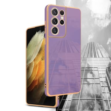 Samsung Galaxy S21 ULTRA silikondeksel case (lilla)