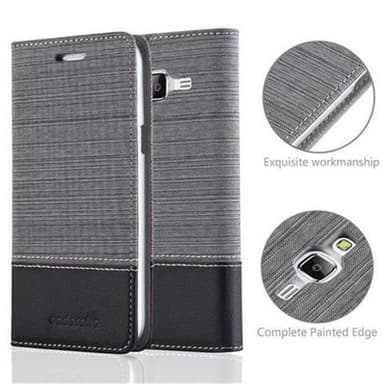 Samsung Galaxy J5 2015 lommebokdeksel etui (grå)
