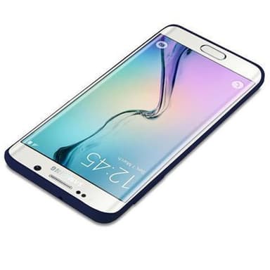 Deksel Samsung Galaxy S6 EDGE Silikon cover (blå)
