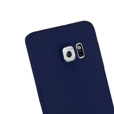 Deksel Samsung Galaxy S6 EDGE Silikon cover (blå)